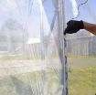 Poza cu Profil metalic galvanizat cu sârmă plastifiată GEO – fixare folie pentru solarii și sere 2.4m