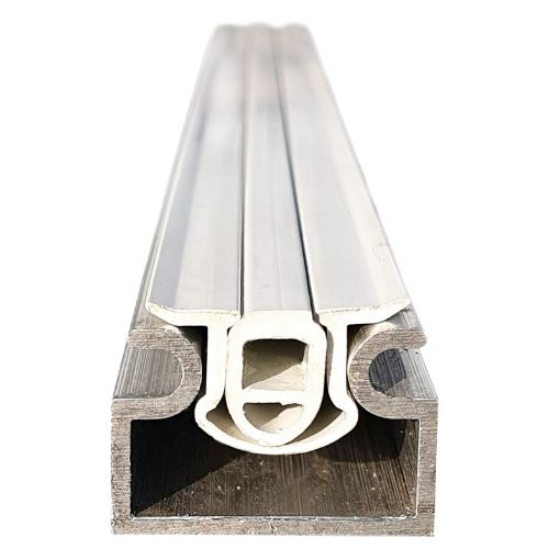 Poza cu Profil aluminiu pentru folie dublă GEO 2.4m  – sistem profesional de fixare pentru solar și seră 