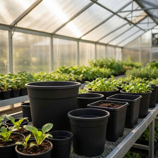 Poza cu Containere PE pentru producție horticolă - volum variabil 3-230 litri