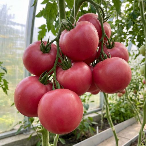 Poza cu Gusto Pink (162-334) F1 – semințe profesionale de tomate roz pentru solar și seră