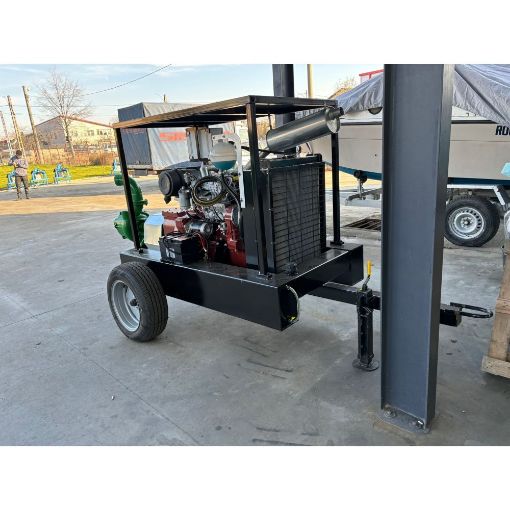 Poza cu Motopompă Yavuz 135 CP Turbo 100 R3 pentru presiune ridicată în exploatații agricole