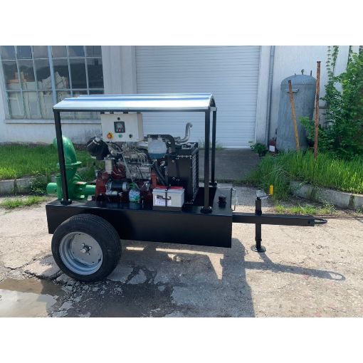 Poza cu Motopompă Yavuz 4104 150 E1 de mare debit pentru irigații și transfer rapid