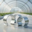 Poza cu Clipsuri metalice pentru prindere folie solar – fixare sigură pe solar și seră